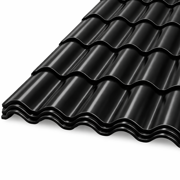 Teja colonial zinc negro
